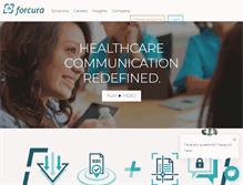 Tablet Screenshot of forcura.com